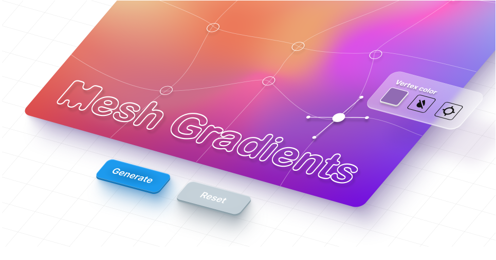 mesh gradient - plugin gradient di Figma 2022