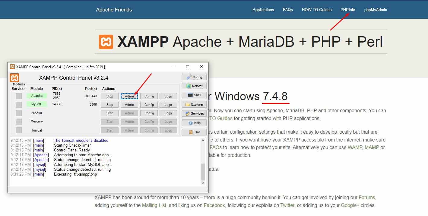 how-to-check-php-version-xampp